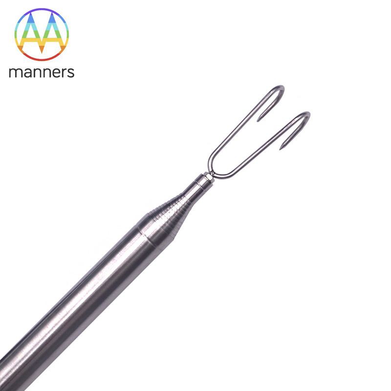 Il-Klijent Italja 1000 Pcs Custom Stainless Steel Telescopic Pole Bil Hook On...